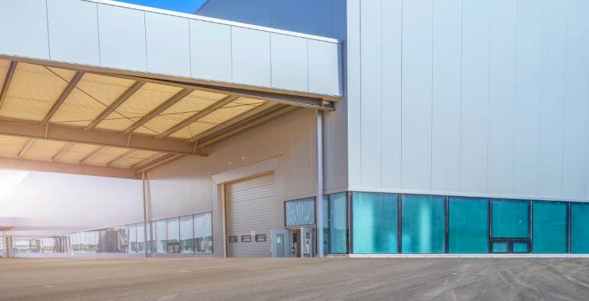 loading bay canopies in Devon